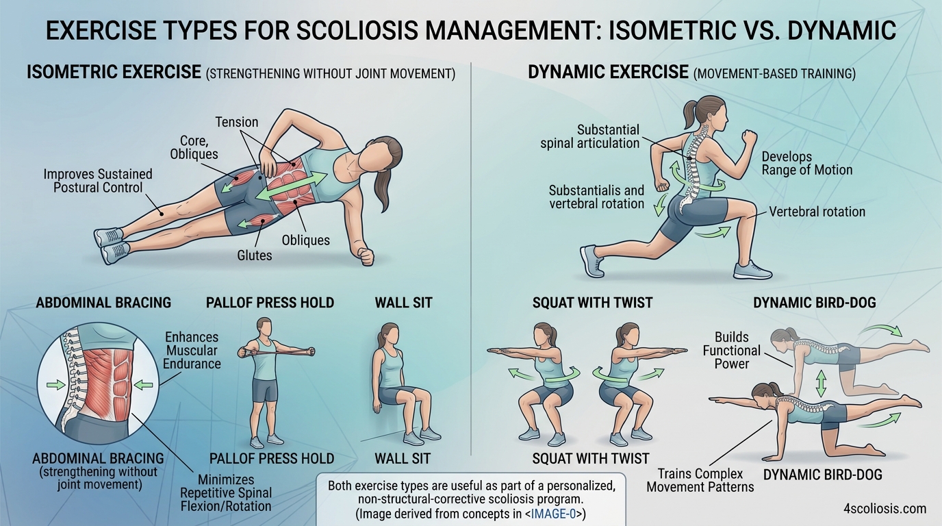Isometric Exercises for Scoliosis: Strengthening Without Joint Strain