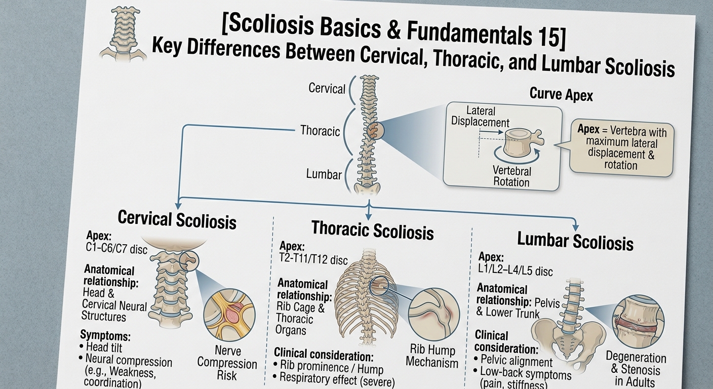 Key Differences Between Cervical, Thoracic, and Lumbar Scoliosis — featured image