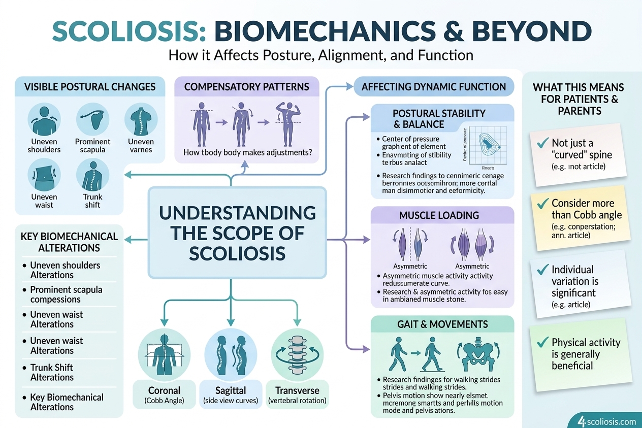How Scoliosis Affects Posture, Balance, and Biomechanics