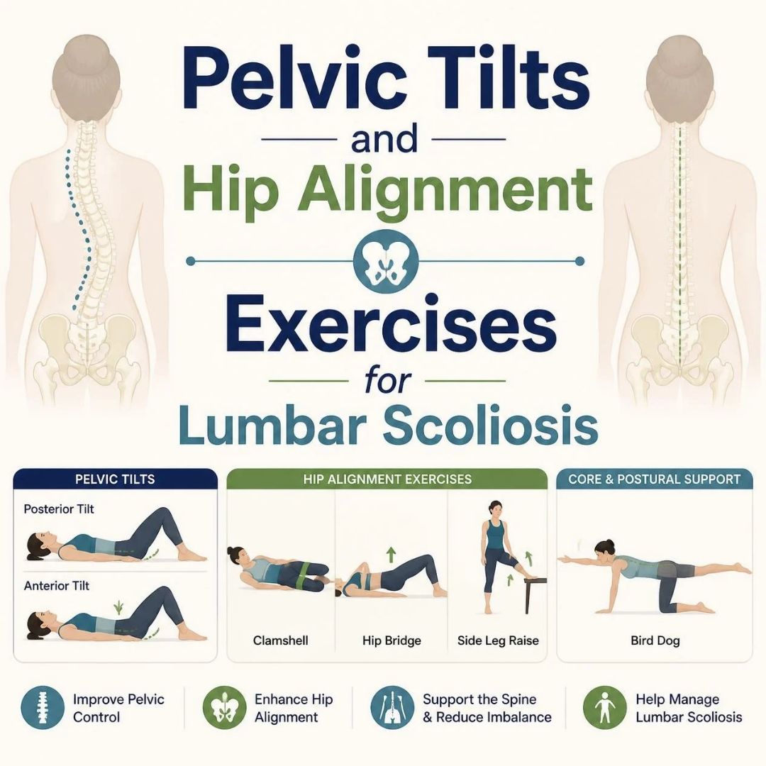 Pelvic Tilts and Hip Alignment Exercises for Lumbar Scoliosis
