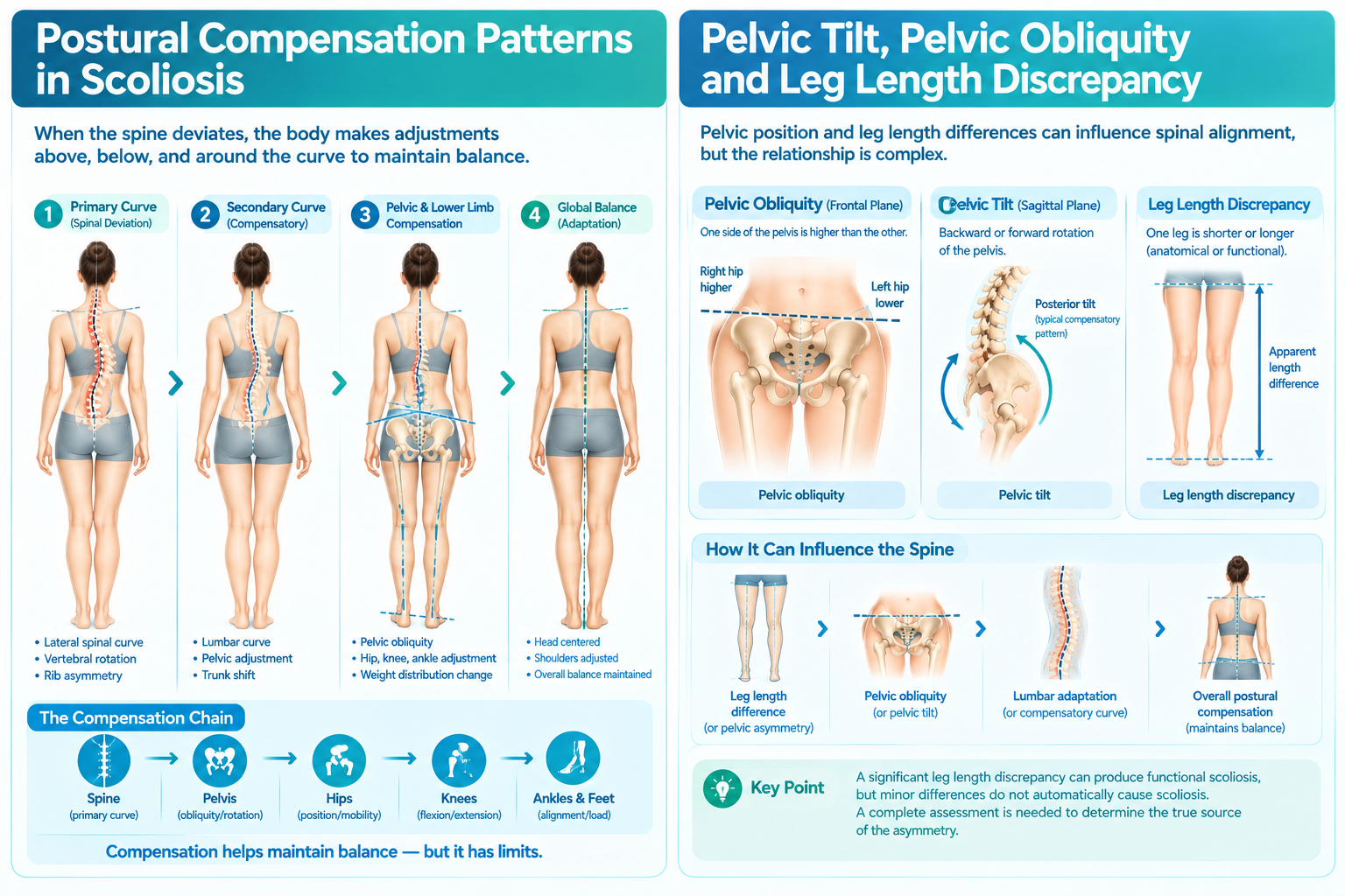 How Postural Compensation Patterns Develop Over Time