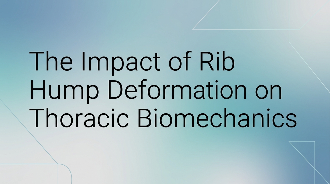 The Impact of Rib Hump Deformation on Thoracic Biomechanics — featured image