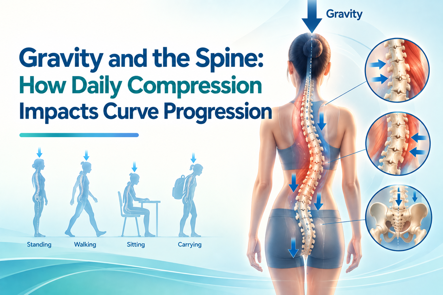Gravity and the Spine: How Daily Compression Impacts Curve Progression — featured image