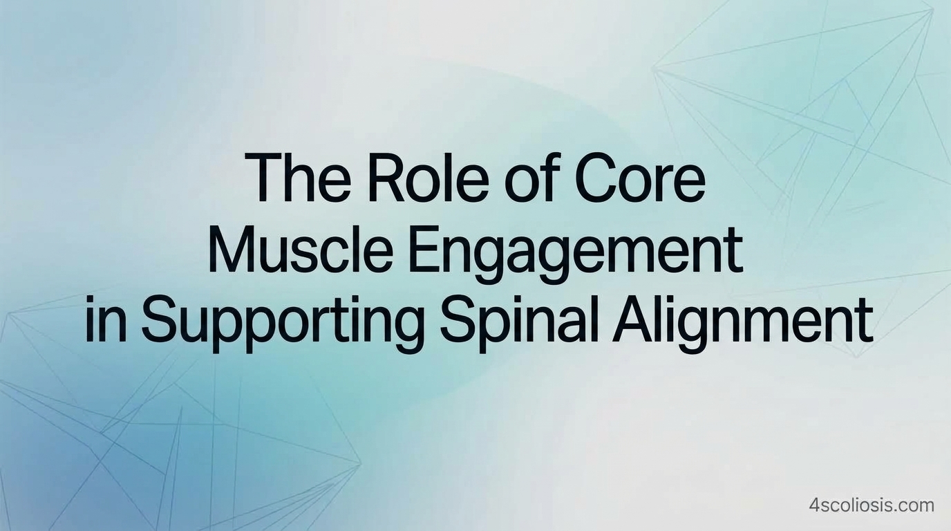 The Role of Core Muscle Engagement in Supporting Spinal Alignment — featured image