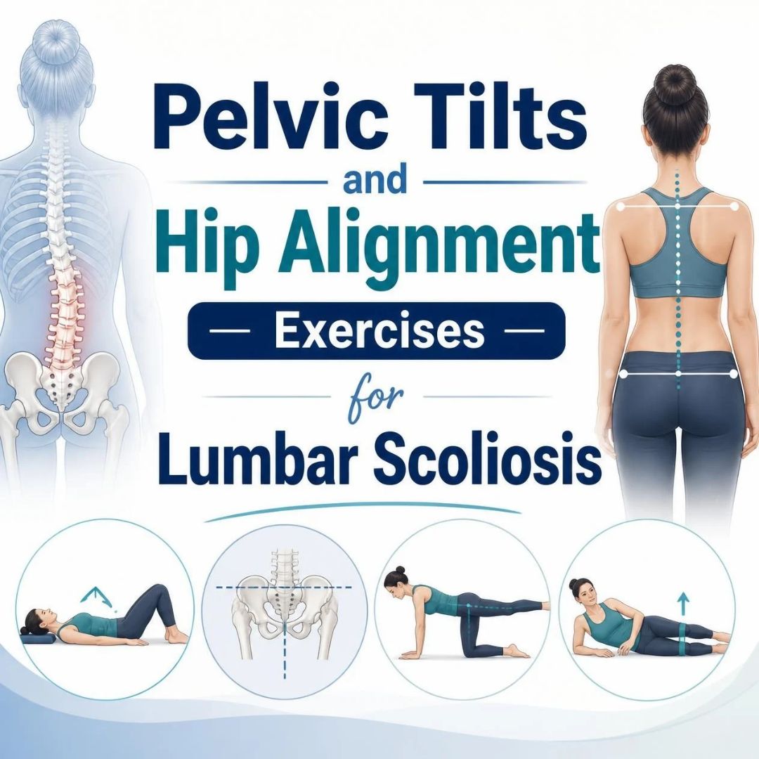 Pelvic Tilts and Hip Alignment Exercises for Lumbar Scoliosis — featured image